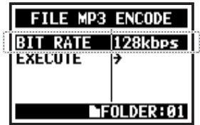 ZOOM H4N - Sélectionnez  et pressez. - 1