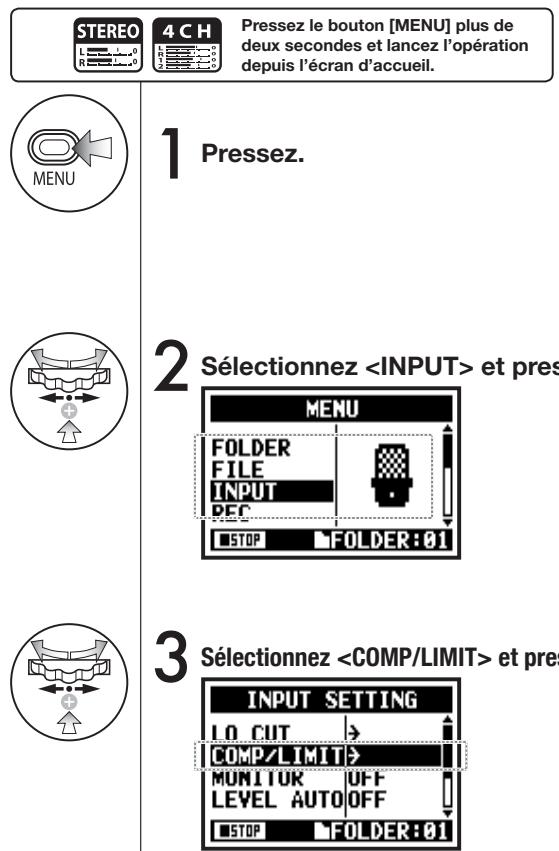 ZOOM H4N - 2-04 Fonction d'enregistrement  (compresseur/limitsur) - 1