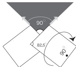 ZOOM H4N - DIRECTIVITE DE 90^ 120° - 1