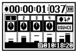 ZOOM H4N - 1-06-2 Réglages/enregistrement : Enregistrement  en mode MTR - 3
