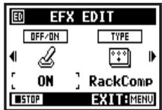 ZOOM H4N - Menu EDIT - 1