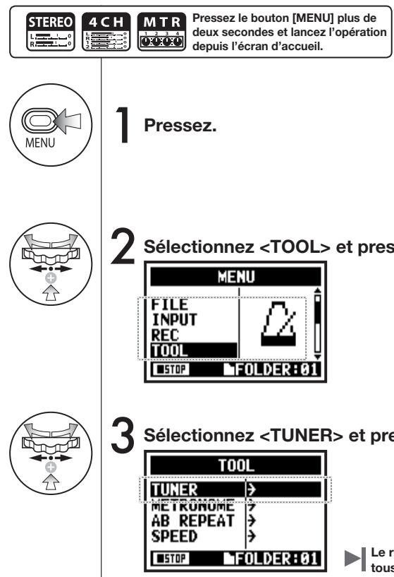 ZOOM H4N - 3-01-3 Étalandage de l'accordeur - 1