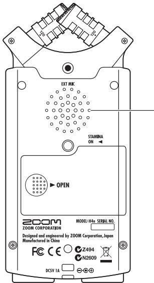 ZOOM H4N - 6-7 Configuration : Haut-parleur intégré - 1
