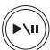 ZOOM H4NSP - Bouton [STOP] - 1