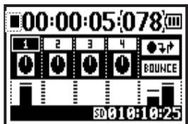 ZOOM H4NSP - 1-06-2 Réglages/enregistrement : Enregistrement  en mode MTR - 4