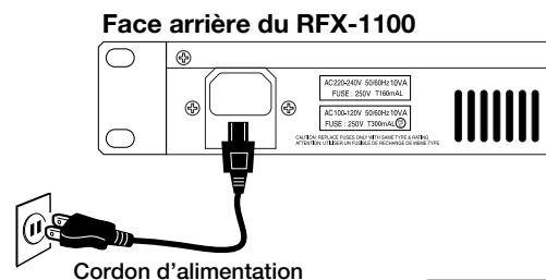 ZOOM RFX1100 - Connexions de base - 2