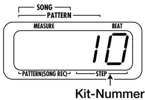 ZOOM RT123 - Halten Sie den [DRUM A]-Taster gedrückt... - 1