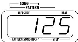 ZOOM RT123 - Drücken Sie den [VALUE +/-]-Taster. - 3
