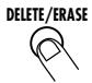 ZOOM RT123 - Drucken Sie den [DELETE/ERASE]-Taster. - 1