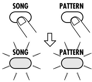 ZOOM RT123 - Appuyez simultanément sur les boutons [SONG] et [PATTERN]. - 1
