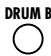 ZOOM RT123 - Drücken Sie einen der Taster [DRUM A], [DRUM B] oder [BASS], um die Spur zu wahlen, und halten Sie den Taster gedrückt. - 3