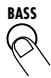 ZOOM RT123 - Drucken Sie den [BASS]-Taster. - 1