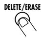 ZOOM RT123 - Drucken Sie den [DELETE/ERASE]-Taster. - 1