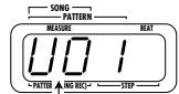 ZOOM RT123 - En mode Pattern, Sélectionnez le motif source. - 1