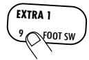 ZOOM RT123 - Utilisez le bouton [FUNCTION] et le pad 9 (FOOT SW) pour assigner une fonction au commutateur au pied FS01. - 2