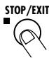 ZOOM RT123 - 11.Appuyez sur le bouton [STOP/EXIT] pour arreter la reproduction. Le témoin s'éteint et le morceau revient à la position de départ. - 1