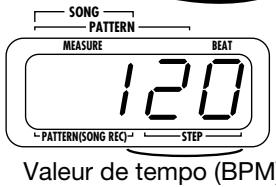 ZOOM RT123 - Appuyez sur le bouton [VALUE +/-]. - 2