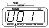 ZOOM RT123 - Wahlen Sie im Pattern-Betrieb das Pattern, das kopiert werden soll. - 1