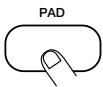 ZOOM RT123 - Um eine Note einzugeben, drücken Sie das Pad, das dem gewündsten Klang zugeordnet ist. Um eine Pause zu programmieren, drücken Sie den [REPEAT/STEP]-Taster. - 1