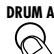 ZOOM RT123 - Appuyez sur un des boutons [DRUM A], [DRUM B] ou [BASS] pour Sélectionner la piste et maintenez le bouton enforcé. - 2