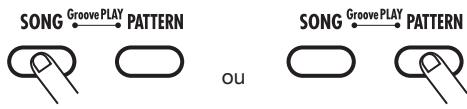 ZOOM RT223 - Pour sortir du mode métronome, pressez la touche [PATTERN] ou la touche [SONG]. - 1
