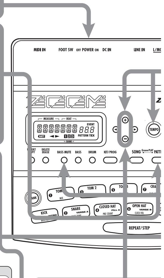 ZOOM RT223 - Pressez PLAY [▶]. - 2