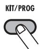 ZOOM RT223 - Pour changer le son du métronome, pressez la touche [KIT/PROG] et utilisez les touches curseur gauche/ droite pour selectionner le son. - 1