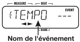 ZOOM RT223 - Utilisez les touches curseur gauche/ droite pour selectionner le type d'événement à programmer. - 3