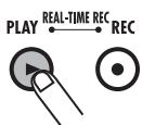 ZOOM RT223 - Pressez la touche PLAY [▶]. - 1