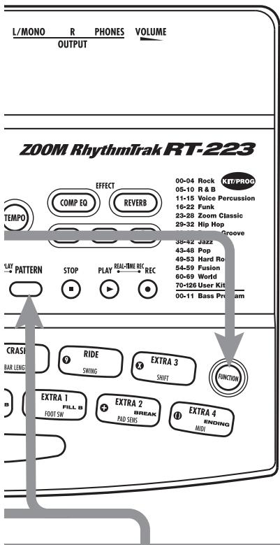 ZOOM RT223 - Kits de batterie et programmes de basse - 1