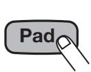 ZOOM RT223 - Pressez le pad auquel vous désirez affecter un Pattern. - 1