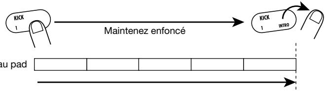 ZOOM RT323 - Actionnez le pad. - 2
