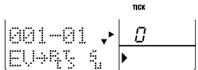 ZOOM RT323 - sez la molette [VALUE] pour entrer des celles données de motif. - 3