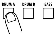 ZOOM RT323 - Appuyez sur la touche [DRUM A] (ou [DRUM B] key) - 1
