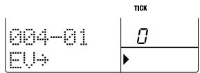 ZOOM RT323 - Utilisez les touches [] / [] pour passer à la mesure dans laquelle vous souhaitez entre des informations de motif. - 2