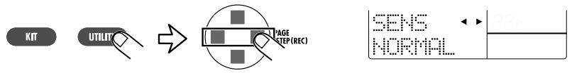 ZOOM RT323 - Réglage de la sensibilité des pads - 1