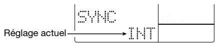 ZOOM RT323 - Activer/empêcher la transmission/reception de messages de synchronisation (SYNC) - 1