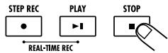 ZOOM RT323 - Pour arrêté la reproduction de motif, appuyez sur la touche [■]. - 1