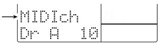 ZOOM RT323 - Appuyez sur la touche [ENTER] et utilisez les touches [<]/[>] pour selectionner le paramètre voulu. - 3