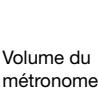 ZOOM RT323 - Appuyez sur la touche [UTILITY] et utilisez les touches [<]/[▶] pour afficher "CLICK" à l'écran. - 5