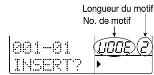 ZOOM RT323 - Utilisez la touche [INSERT] pour afficher "INSERT?" à l'écran. - 2