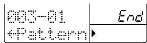 ZOOM RT323 - Entrée pas à pas de données de motifs - 10