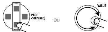 ZOOM RT323 - Utilisez les touches [ ] / [ ] ou la molette [VALUE] pour selectionner le motif a reproduce. - 1