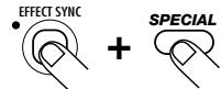ZOOM ST224 - Pour régler le BPM d'effet en unités musicales, maintenez la touche [EFFECT SYNC] et appuyez sur la touche [SPECIAL]. - 1