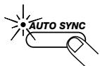 ZOOM ST224 - Drucken Sie die [AUTO SYNC]-Taste. - 1