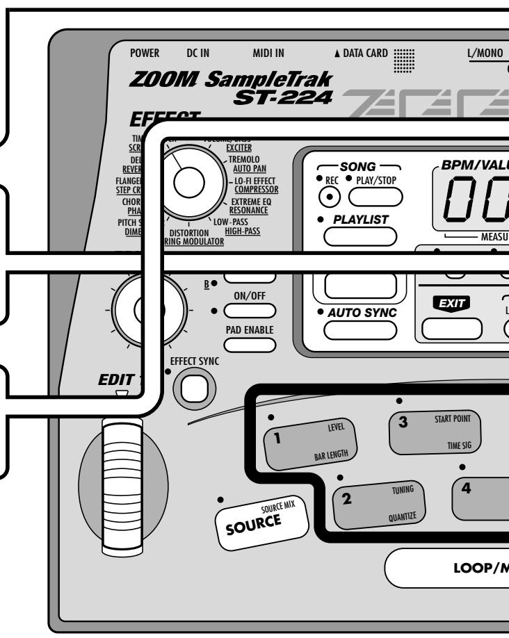 ZOOM ST224 - Drucken Sie die [RECORD]-Taste. - 2