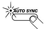 ZOOM ST224 - Drucken Sie die [AUTO SYNC]-Taste. - 1