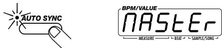 ZOOM ST224 - Appuyez sur la touche [AUTO SYNC]. - 1