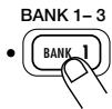 ZOOM ST224 - Utilisez les touches [BANK 1] - [BANK 3] pour sélectionner la banque voulue. - 1