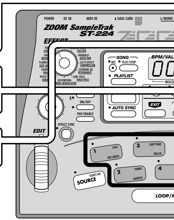 ZOOM ST224 - Appuyez sur la touche [RECORD]. - 2